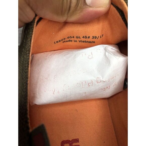 Camper Brown Textile Synthetic Orange Lace Up Casual Shoes Men’s Sz 45EU/12M US - Picture 5 of 16